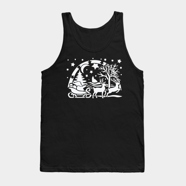 Santa Claus Tank Top by TyBen